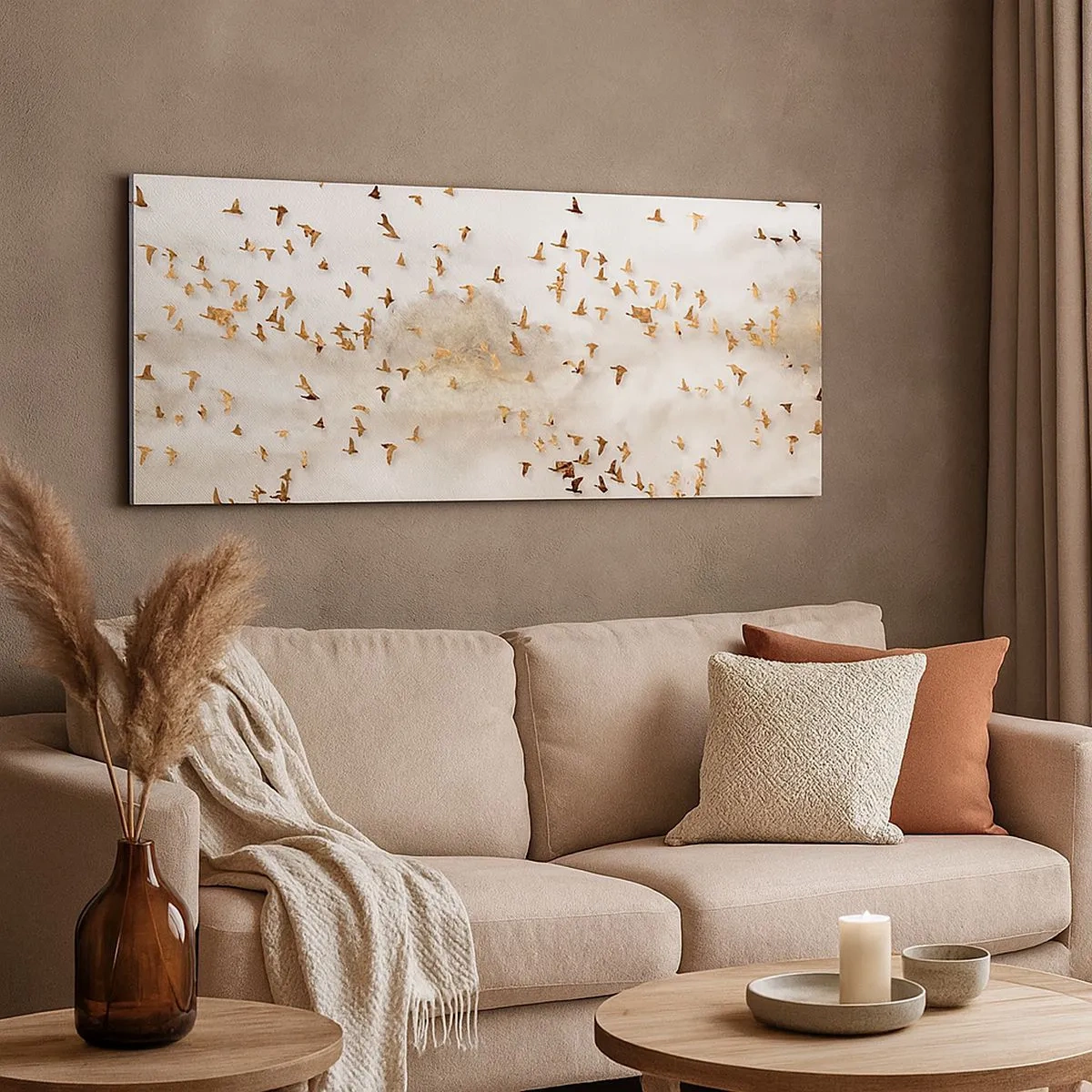 Cuadro sobre lienzo - Impresión de Imagen - Es hora... - 100x40 cm