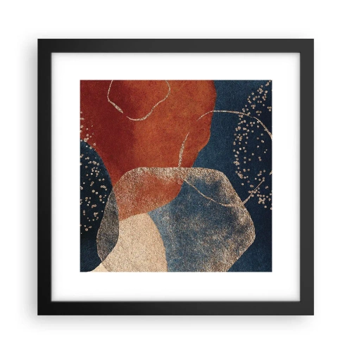 Póster en marco negro - La ligereza del ser - 30x30 cm