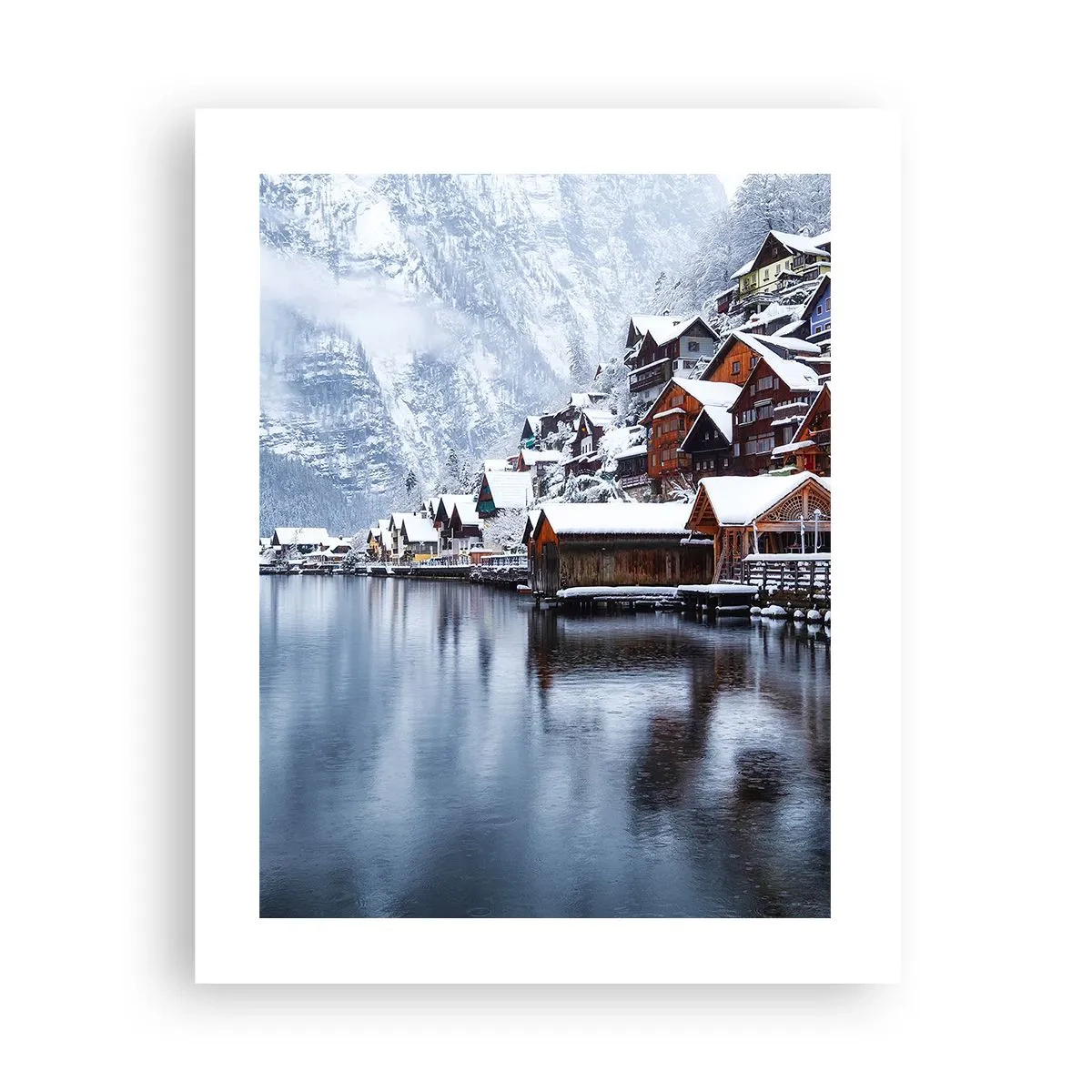 Póster - En un decorado de invierno - 40x50 cm