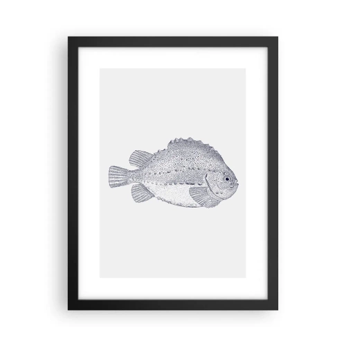 Póster en marco negro - Para el álbum del naturalista - 30x40 cm
