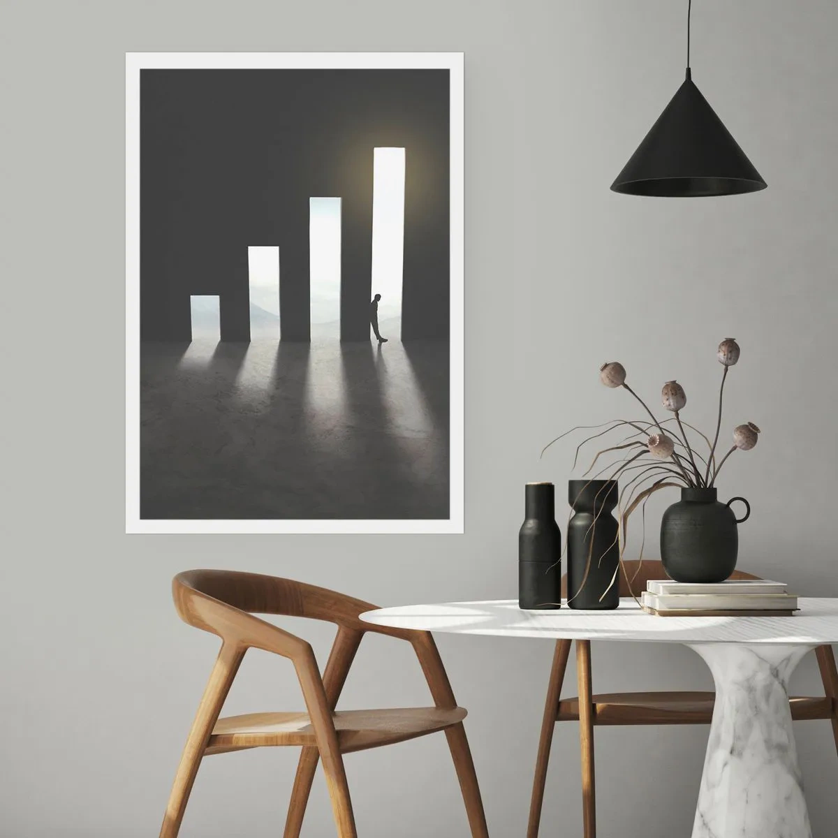 Póster - El camino del éxito - 30x40 cm