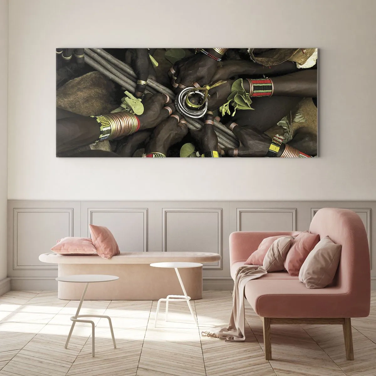 Cuadro sobre vidrio - Impresiones sobre Vidrio - Estamos juntos - 100x40 cm