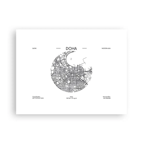 Póster - Anatomía de Doha - 40x30 cm