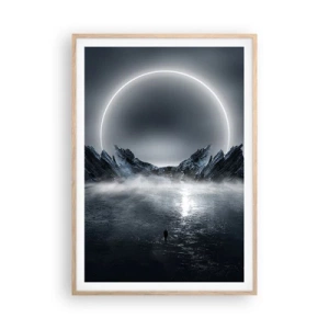 Póster en marco roble claro - El final del cuento - 70x100 cm