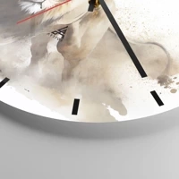 Esfera sin numeración, con rayas