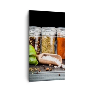 Cuadro sobre lienzo - Impresión de Imagen - Para que la vida sepa bien - 45x80 cm