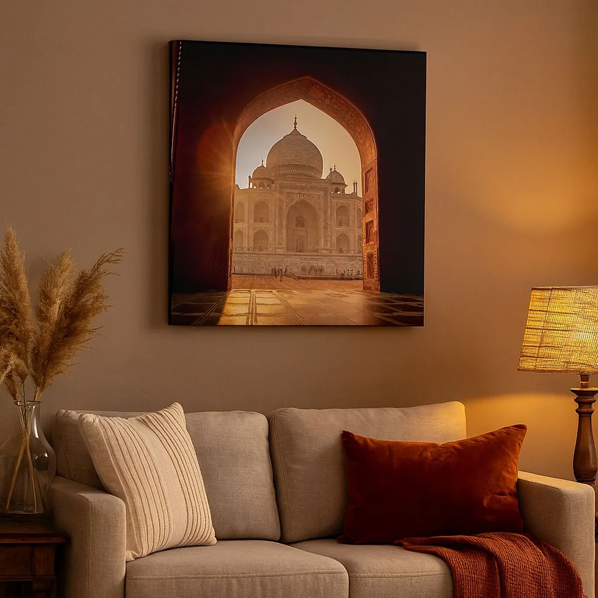 Cuadro sobre lienzo - Impresión de Imagen - Un monumento al amor sobrenatural - 30x30 cm