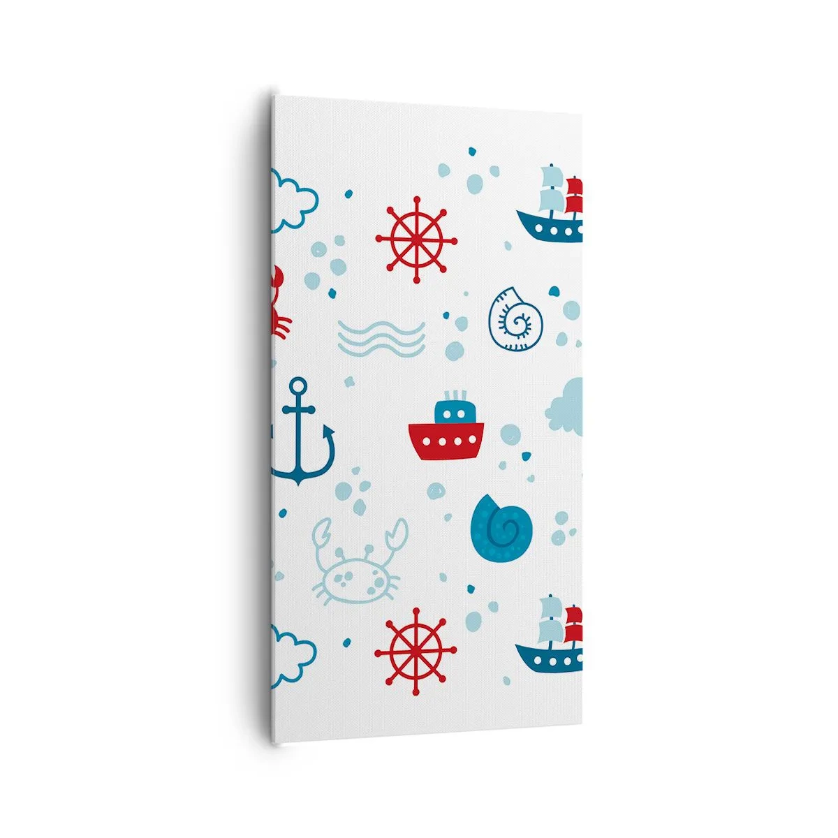 Cuadro sobre lienzo - Impresión de Imagen - Un cuento de mar - 65x120 cm