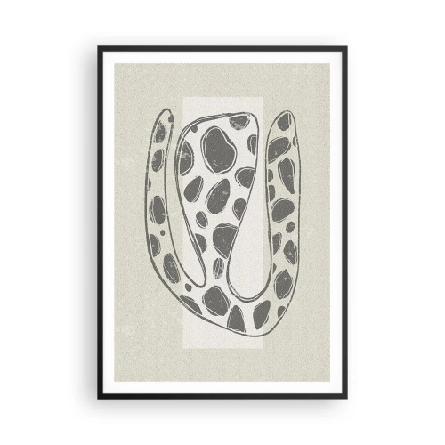 Póster en marco negro - Una criatura extraña - 70x100 cm