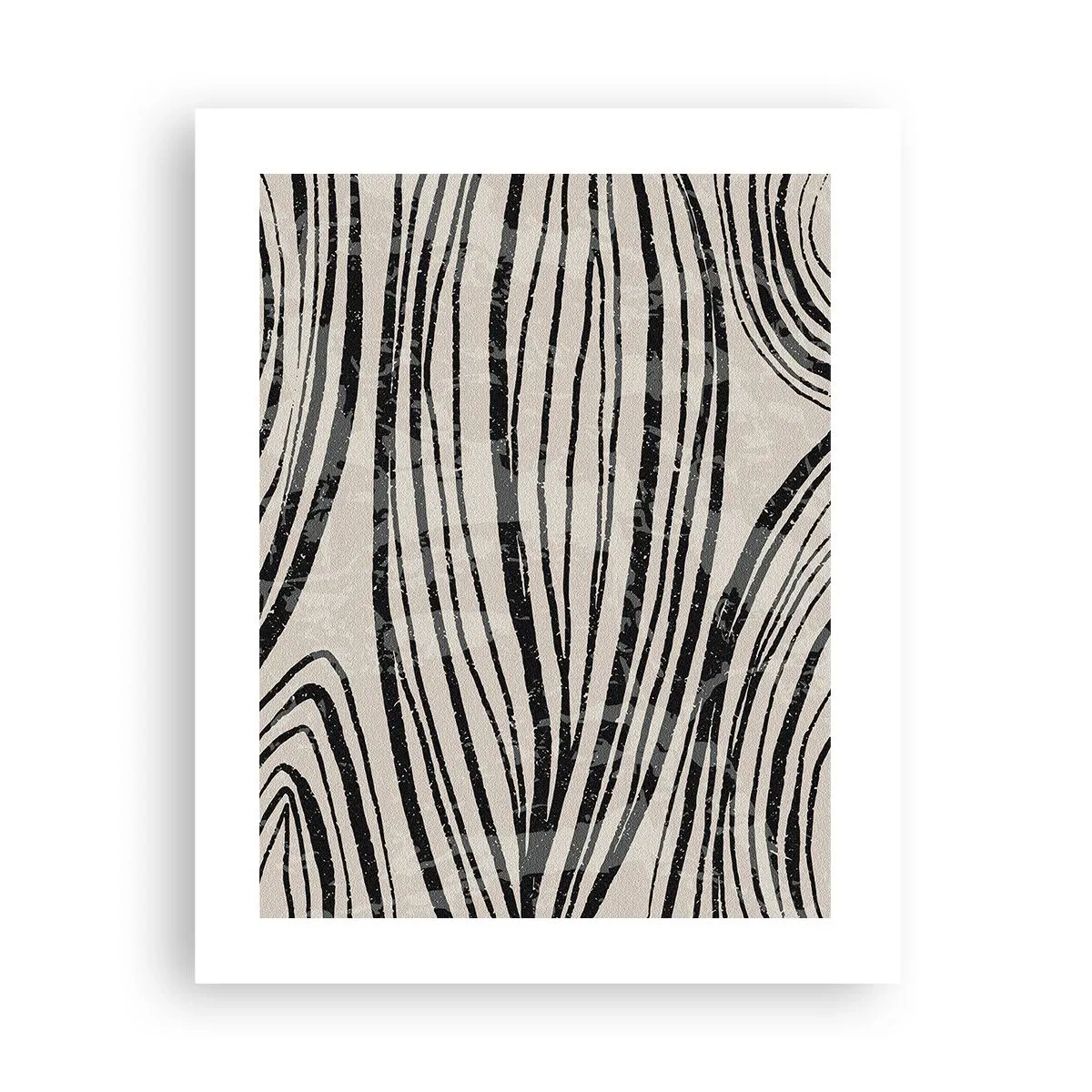 Póster - Salpicadura de líneas - 40x50 cm