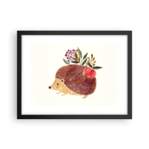 Póster en marco negro - Y ya te gusto - 40x30 cm