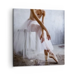 Cuadro sobre lienzo - Impresión de Imagen - Antes de que brillen las luces del escenario - 50x50 cm