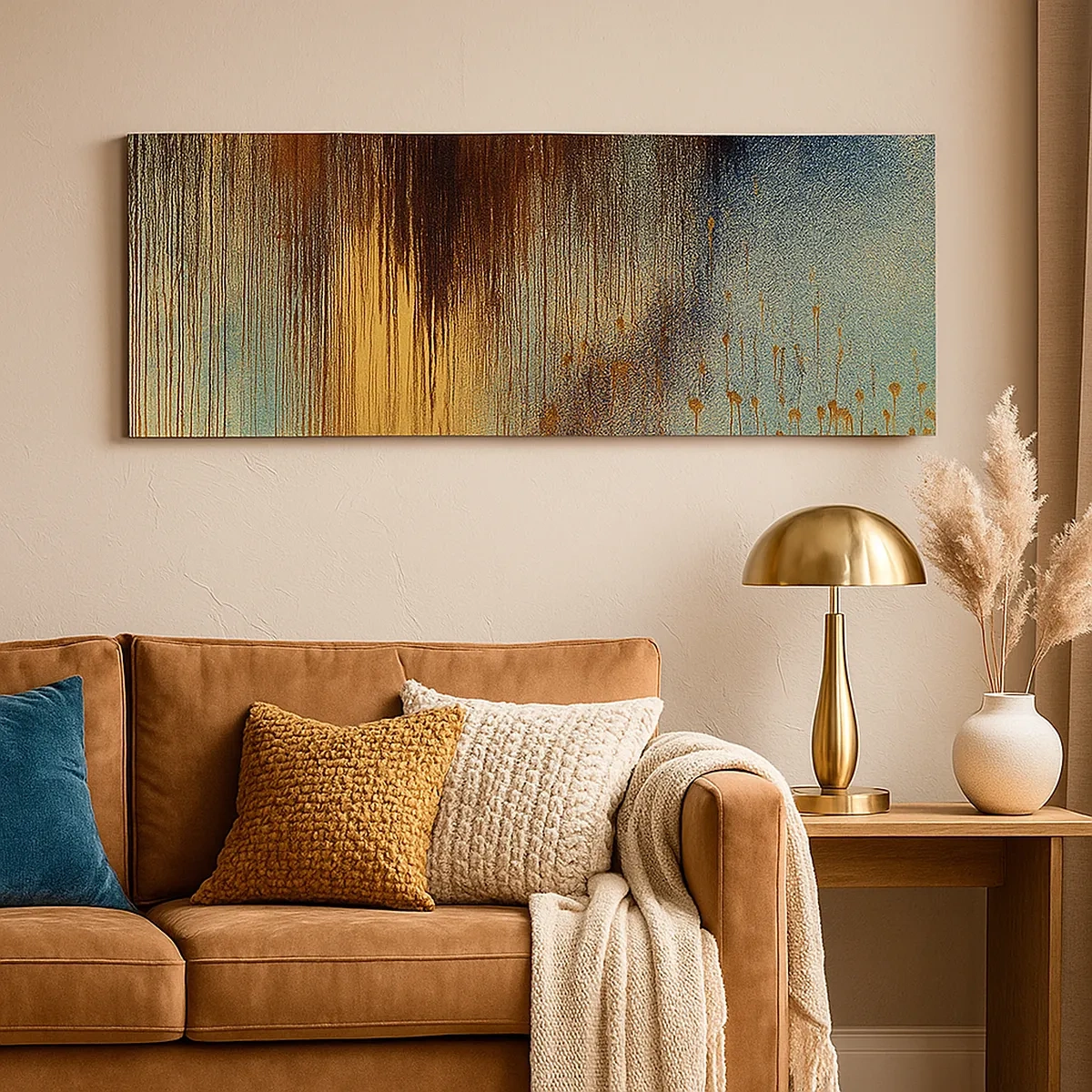 Cuadro sobre lienzo - Impresión de Imagen - Una composición colorista no accidental - 30x30 cm