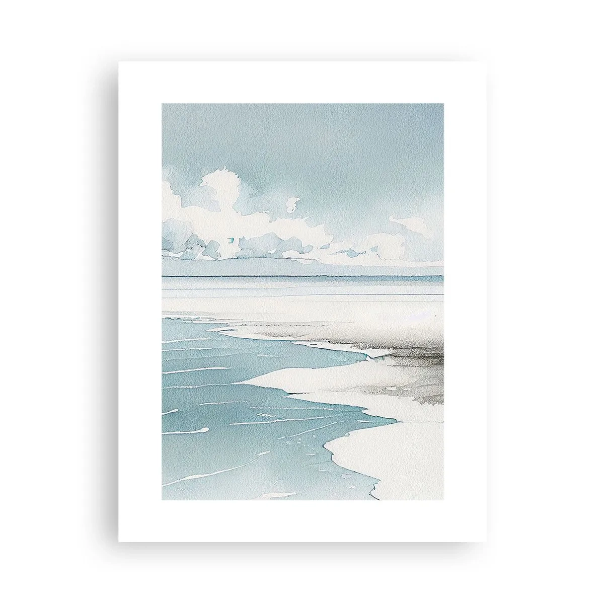 Póster - Suave marea otoñal - 30x40 cm