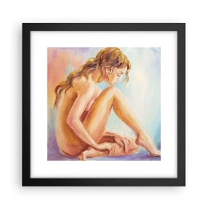 Póster en marco negro - Acto de juventud - 30x30 cm