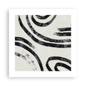 Póster - A medias - 40x40 cm