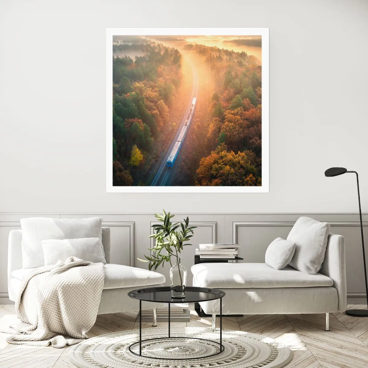 Póster - Un viaje otoñal - 40x40 cm