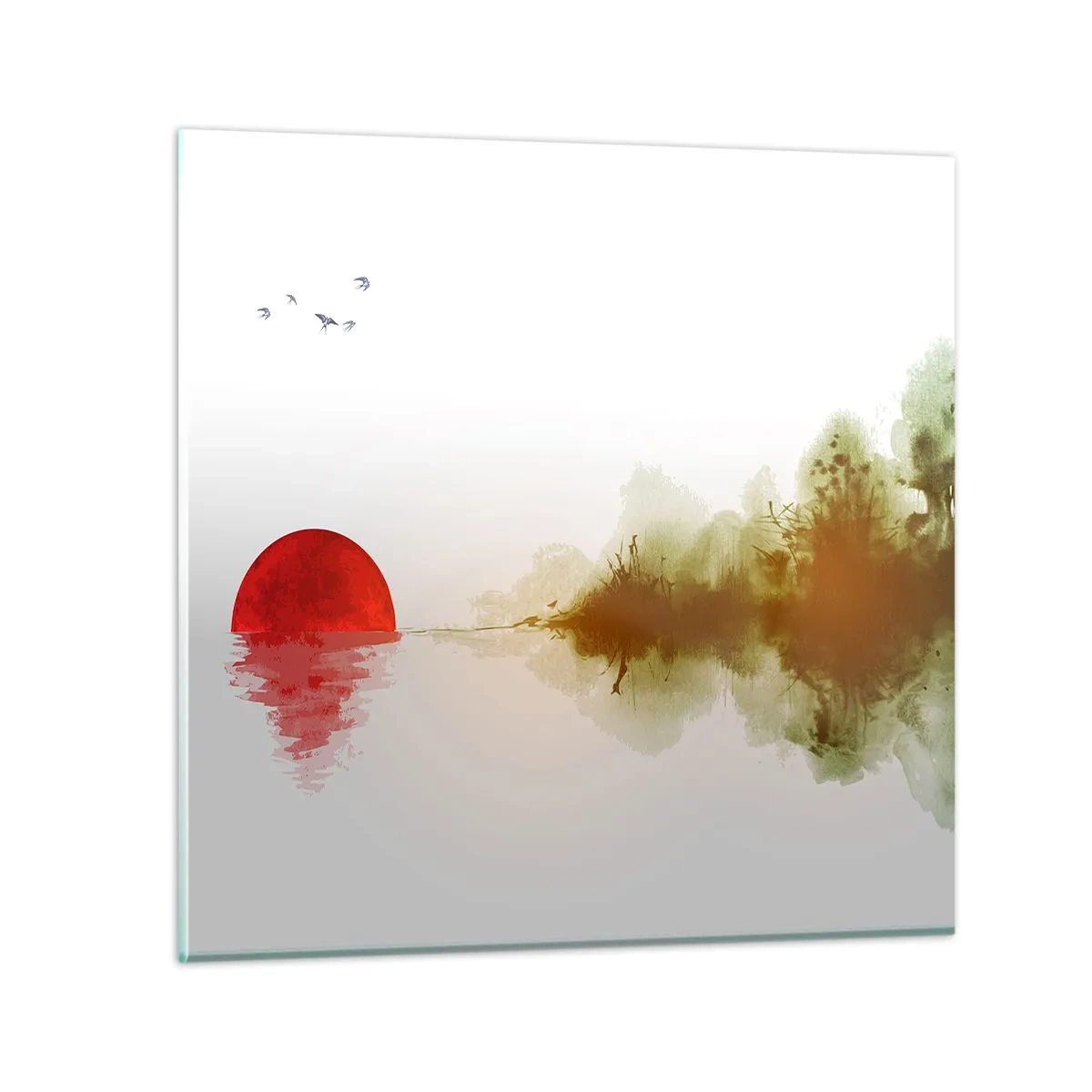 Cuadro sobre vidrio - Impresiones sobre Vidrio - Una promesa de paz - 70x70 cm