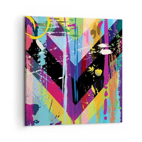 Cuadro sobre lienzo - Impresión de Imagen - De arriba a abajo - 60x60 cm