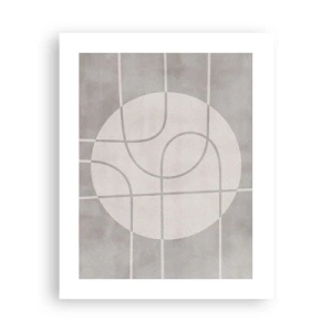 Póster - Circular y rectilíneo - 40x50 cm