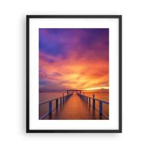 Póster en marco negro - Sin fin - 40x50 cm