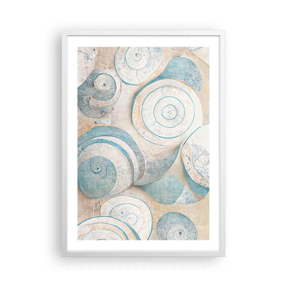 Póster en marco blanco - ¿Qué esconden en su interior? - 50x70 cm