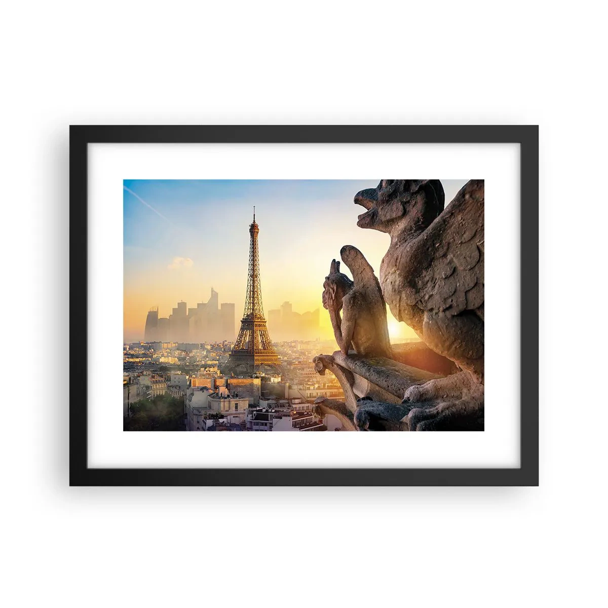 Póster en marco negro - Ha cambiado tanto la ciudad... - 40x30 cm