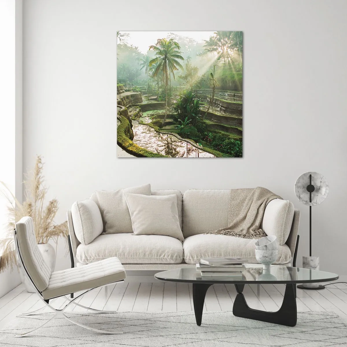 Cuadro sobre vidrio - Impresiones sobre Vidrio - Crecer bajo el sol - 70x70 cm