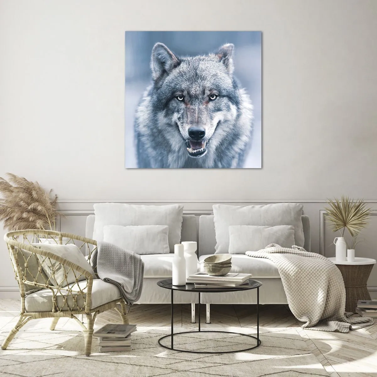 Cuadro sobre vidrio - Impresiones sobre Vidrio - ¿Aceptarás el reto? - 50x50 cm