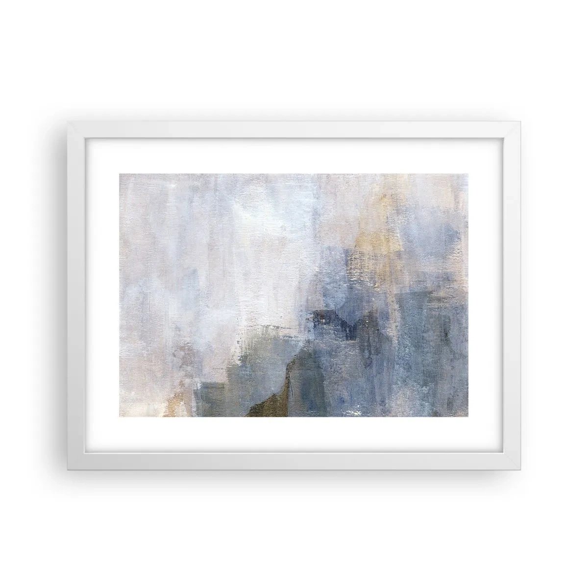 Póster en marco blanco - Tonos de color - 40x30 cm