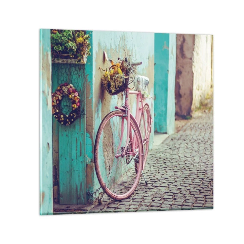 Cuadro sobre vidrio - Impresiones sobre Vidrio - Ahora mismo vuelvo - 30x30 cm