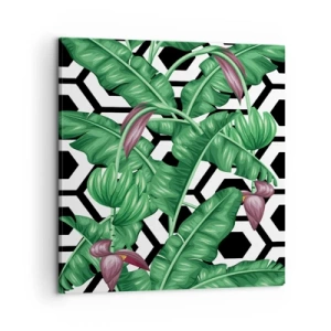 Cuadro sobre lienzo - Impresión de Imagen - Composición simétrica de la naturaleza - 60x60 cm