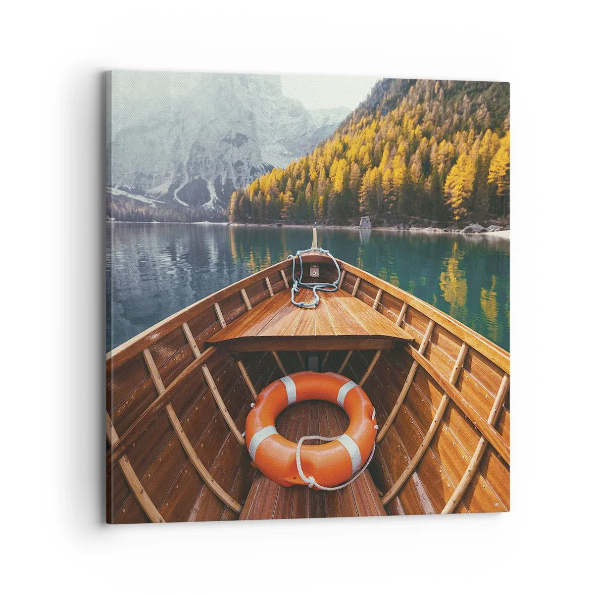 Cuadro sobre lienzo - Impresión de Imagen - Viaje a la montaña - 70x70 cm