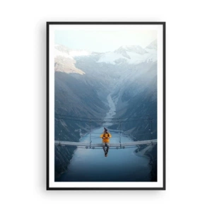 Póster en marco negro - Encanto suspensión - 70x100 cm