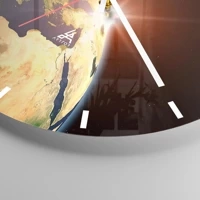 Esfera sin numeración, con rayas