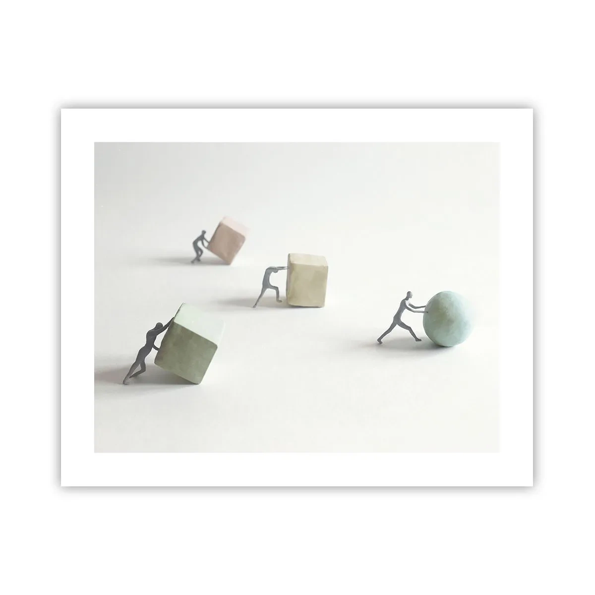 Póster - El avance de la geometría - 50x40 cm