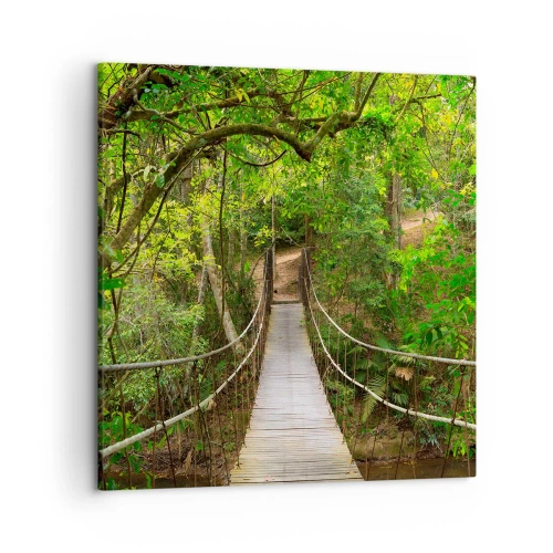 Cuadro sobre lienzo - Impresión de Imagen - Porque la vid crece en el jardín - 50x50 cm