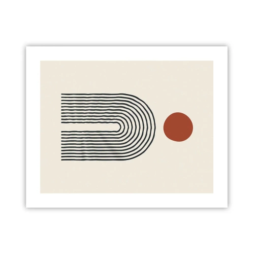Póster - Magnetismo de formas y colores - 50x40 cm