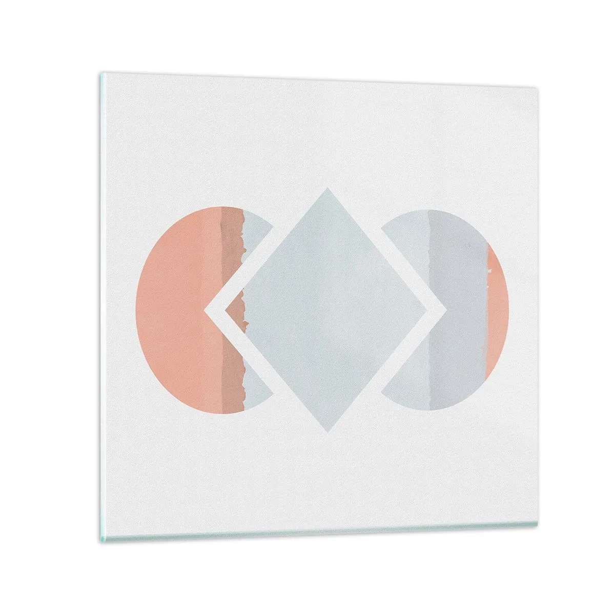 Cuadro sobre vidrio - Impresiones sobre Vidrio - Arte geométrico - 70x70 cm