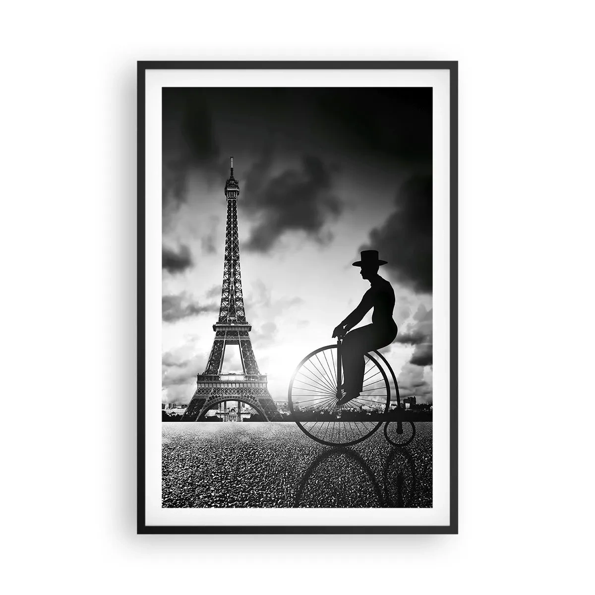 Póster en marco negro - Añoranza de la Belle Epoque - 61x91 cm