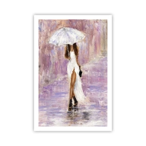 Póster - En la lluvia de lilas - 61x91 cm