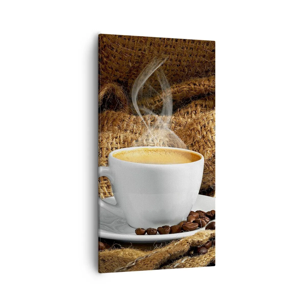 Cuadro sobre lienzo - Impresión de Imagen - Olor a moca y densidad del líquido meloso - 55x100 cm