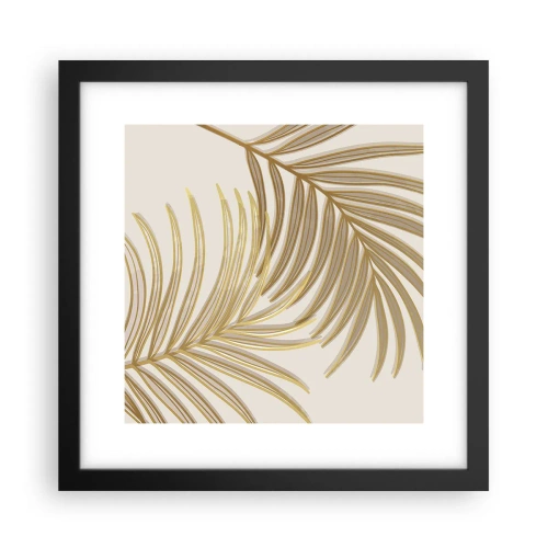 Póster en marco negro - Palma de Oro - 30x30 cm