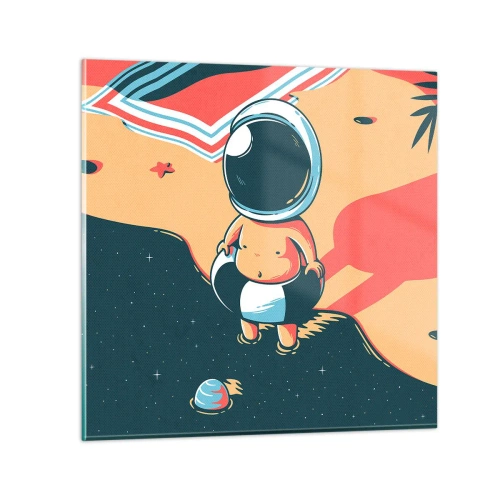 Cuadro sobre vidrio - Impresiones sobre Vidrio - Desde una perspectiva diferente - 40x40 cm