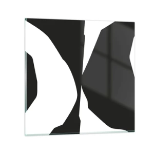 Cuadro sobre vidrio - Impresiones sobre Vidrio - Positivo-negativo - 40x40 cm