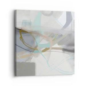 Cuadro sobre lienzo - Impresión de Imagen - Abstracción brumosa - 30x30 cm
