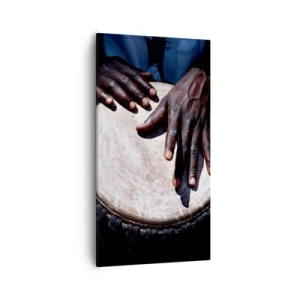 Cuadro sobre lienzo - Impresión de Imagen - Vive a tu ritmo - 55x100 cm