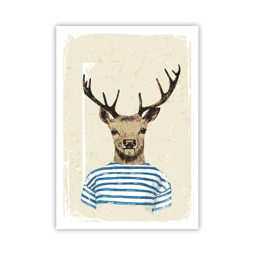 Póster - Porque me gustan las camisas de rayas - 70x100 cm