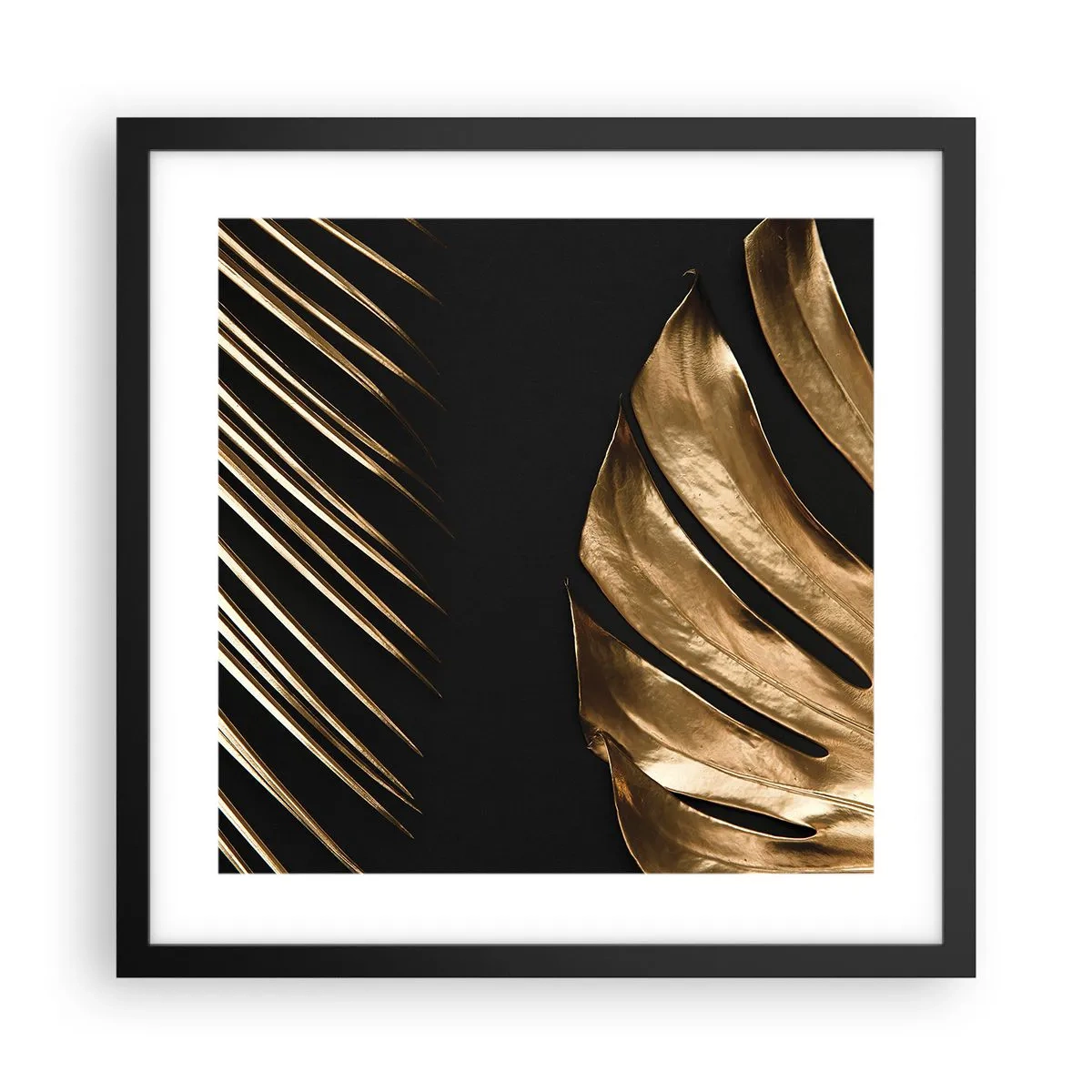 Póster en marco negro - Diferente, e igualmente valioso - 40x40 cm