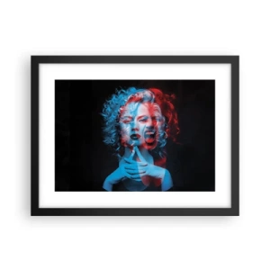 Póster en marco negro - Alter ego - 40x30 cm